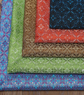 4 Color  brocade fabric, jacquard fabric, cosplay dress fabric, by the yard