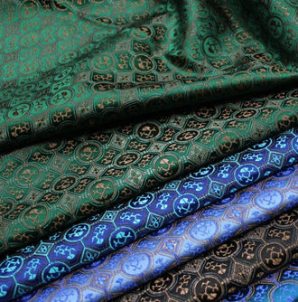 6 Color  brocade fabric, jacquard fabric,  Cosplay dress fabric, by the yard