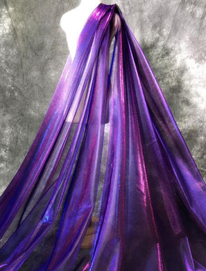 40%off-Blue purple mesh fabric, soft mesh fabric, wedding mesh, cosplay dress fabricb