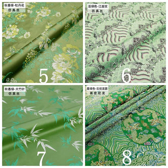 4 color Green color brocade fabric, jacquard fabric, fashion brocade fabric, by the yard-59inches wide