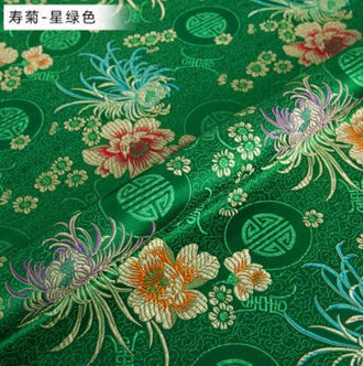 4 Color green color brocade fabric, jacquard fabric, fashion bbrocade fabric, by the yard-59inches wide