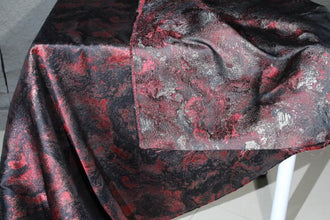 20%OFF-Fashion jacuqard fabric, black red  gold style jacquard fabric, wedding fabric, by the yard