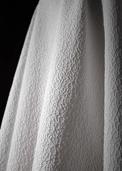 High quality jacquard fabric, off-white color jacquard, wedding dress fabric, for cosplay dress