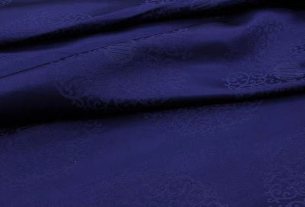 3Color black/navy blue /dark green color brocade fabric, jacquard fabric, by the yard