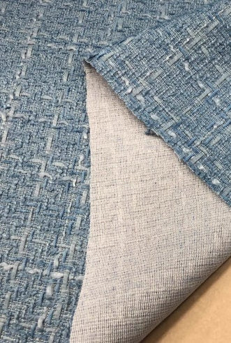 ON SALE,Autumn and Winter fabric, light grey blue color fabric, woven tweed fabric, , by the yard