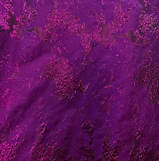 20%OFF-Fashion purple color jacuqard fabric, flower style jacquard fabric, wedding fabric, by the yard