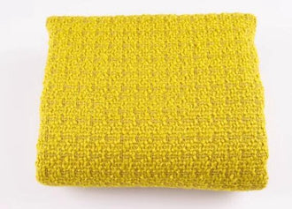 Mustard yellow wool fabric, pure wool gold silk tweed fabric, autumn and winter fabric