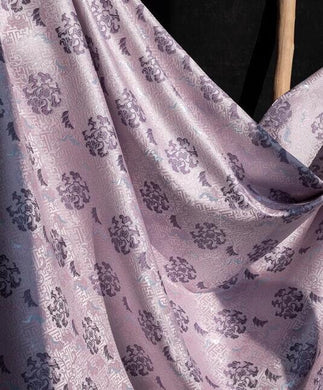 Wide fabric, light purple color jacquard fabric, Chinese style brocade fabric, wedding dress fabric,  cosplay dress fabric