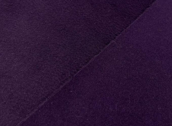 Dark purple wool fabric, glossy water ripple pattern cashmere wool fabric, for autumn and winter coat jacket fabric