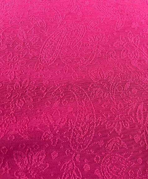 ON SALE, Rose red color jacquard fabric, wedding jacket dress fabric, fashion  jacquard fabric, fabric by the yard