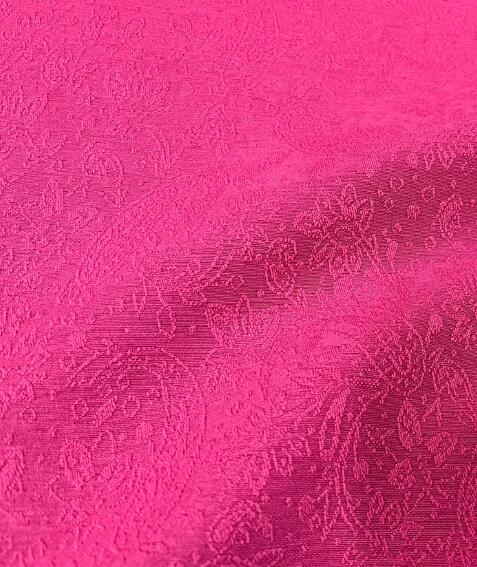 ON SALE, Rose red color jacquard fabric, wedding jacket dress fabric, fashion  jacquard fabric, fabric by the yard