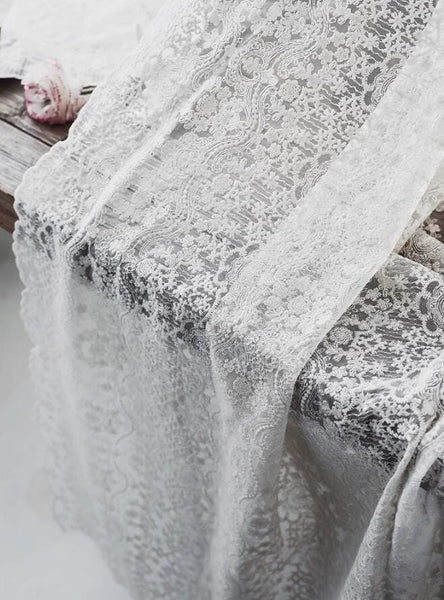 High Quality Lace Mesh Fabric With Embroidered Flower, Wedding Lace Mesh Fabric, Curtains Fabric, Fashion Lace For Wedding