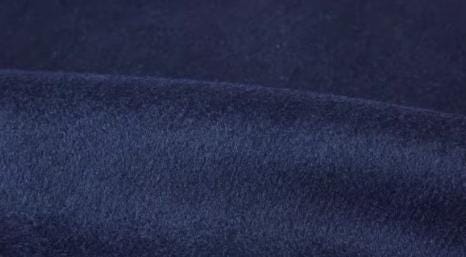 Navy blue color fabric, wool cashmere fabric , Autumn fabric, by the yard