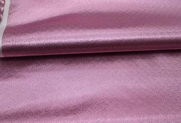 Pink color brocade fabric, jacquard brocade fabric, by the yard