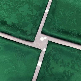 30%OFF-4 Style green fabric, jacquard fabric, smoother fabric, Cosplay dress fabric,