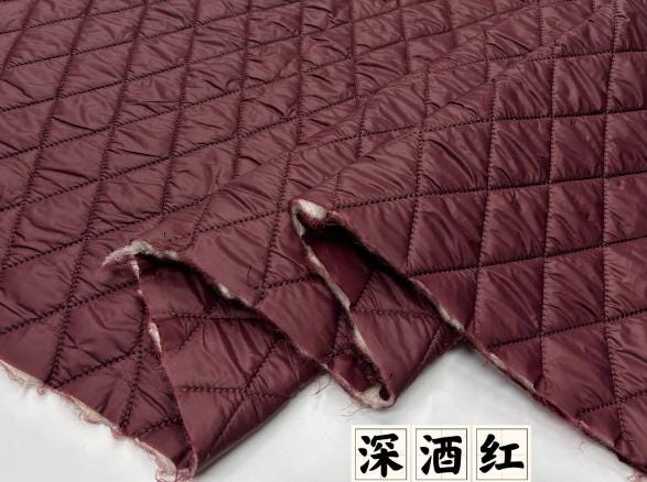 High Quality  Autumn and Winter Thin Wool Lining Fabric, Three-layer Cotton Lining Fabric, Quilted Lining， Inner Fabric, Alpaca Wool Lining