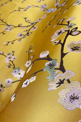 3.05m Wide/120" Jacquard curtains fabric, pillows, seat cushions cover fabric, plum blossom style jacquard fabric