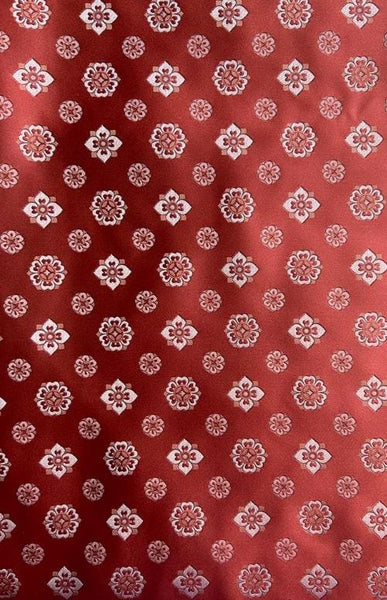 3 Color  Wide brocade fabric, jacquard fabric, Tang-suit dress fabric, red/army green/navy blue color brocade fabric, jacket dress fabric,