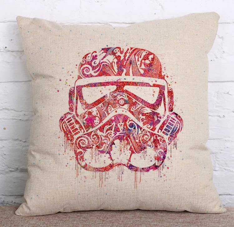 Cushion Cover SET Cotton Linen Throw Pillow,Star Wars